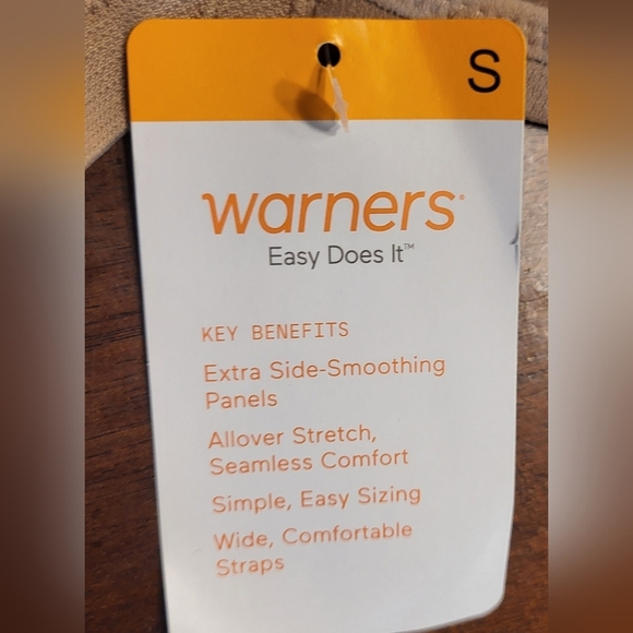 Warners Wireless Lightly Lined Bra Womens Size Small Nude Beige NEW - Picture 3 of 7